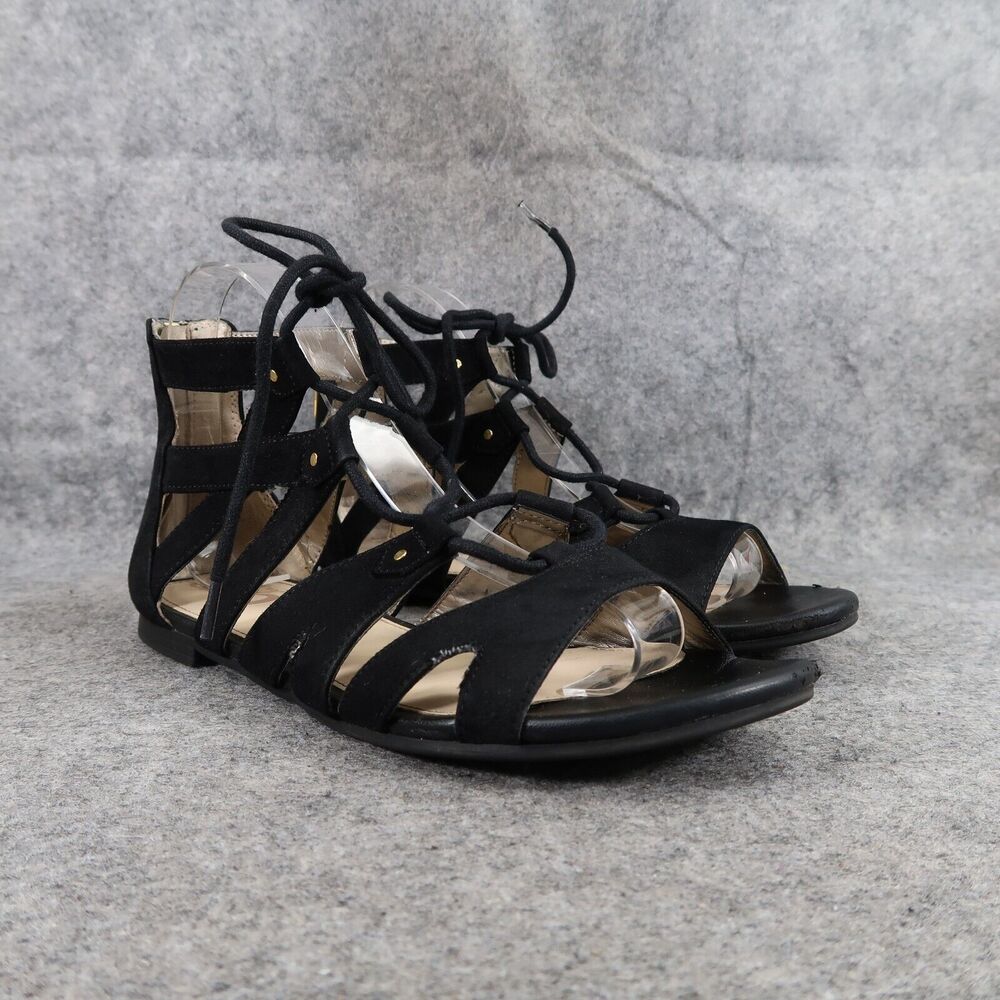 Sam Edelman Shoes Womens 7 Sandals Fashion Circus Hagan Gladiator Lace Up Flats